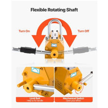 Permanent Magnetic Lifter 880 lbs Pulling Capacity Heavy Duty N42 Neodymium Lifting Magnet with Release Handle and Steel Hook