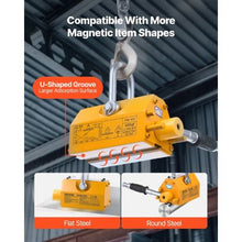 Permanent Magnetic Lifter 880 lbs Pulling Capacity Heavy Duty N42 Neodymium Lifting Magnet with Release Handle and Steel Hook