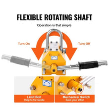 Magnetic Lifter 660 lbs/300 kg Pulling Capacity 2.5 Safety Factor Neodymium & Steel  Lifting Magnet with Release Permanent Lift Magnets