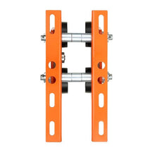 Electric Hoist Manual Trolley Push Beam Trolley with Dual Wheels 2.68"-4.33" Adjustable Beam Flange Width for Straight Curved I Beam