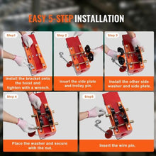 Electric Hoist Manual Trolley Push Beam Trolley with Dual Wheels 2.36"-4.72" Adjustable Flange Width for Straight Curved I Beam