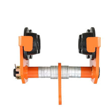 Manual Trolley 6600 lbs/3 Ton Load Capacity Push Beam Trolley with Dual Wheels Adjustable for I-Beam Flange Width 2.5" to 8" Heavy Duty Alloy Steel Garage Hoist for Straight Curved I Beam