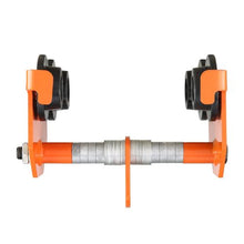 Manual Trolley 1100 lbs/0.5 Ton Load Capacity Push Beam Trolley with Dual Wheels Adjustable for I-Beam Flange Width 2.5" to 8" Heavy Duty Alloy Steel Garage Hoist for Straight Curved I Beam