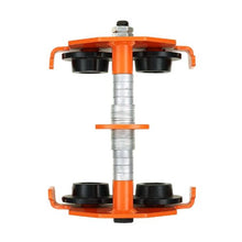 Manual Trolley 1100 lbs/0.5 Ton Load Capacity Push Beam Trolley with Dual Wheels Adjustable for I-Beam Flange Width 2.5" to 8" Heavy Duty Alloy Steel Garage Hoist for Straight Curved I Beam