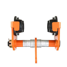 Manual Trolley 4400 lbs/2 Ton Load Capacity Push Beam Trolley with Dual Wheels Adjustable for I-Beam Flange Width 2.5" to 8" Heavy Duty Alloy Steel Garage Hoist for Straight Curved I Beam