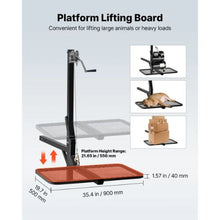 Hitch Deer Hoist with Lifting System Platform 300 lbs Load Capacity Game Hoist Winch Lift with 2-inch Receiver 360-Degree Swivel Shaft & Foldable