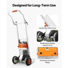 Electric Stair Climbing Dolly 440lbs Capacity Electric Stair Climbing Hand Trucks with 157.5in Rope & Folding Handle Heavy Duty Stair Climber for Warehouse Logistics
