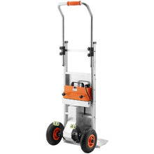Electric Stair Climbing Dolly 440lbs Electric Stair Climbing Hand Trucks with 157.5in Rope & Extendable Handle Heavy Duty Stair Climber for Warehouse Logistics