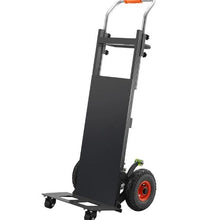 Electric Stair Climbing Dolly 880lbs Electric Stair Climbing Hand Trucks with 157.5in Rope & Extendable Handle Heavy Duty Stair Climber for Warehouse Logistics Black