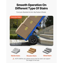 Electric Stair Climbing Dolly 880lbs Electric Stair Climbing Hand Trucks with 157.5in Rope & Extendable Handle Heavy Duty Stair Climber for Warehouse Logistics Blue