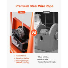 Material Lift Winch Stacker 330lbs Capacity Pallet Truck Dolly 42.9in Max Lifting Height Manual Winch Stacker Multifunctional Manual Pallet Truck Stacker with Swivel Casters