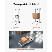 Material Lift Winch Stacker 551 lbs Capacity Pallet Truck Dolly 70 in Max Lifting Height Manual Winch Stacker Multifunctional Manual Pallet Truck Stacker