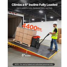Electric Pallet Jack 4400 lbs Load Capacity Lithium Battery Powered Pallet Jack Truck with 48L x 27W Inch Forks for Material Handling