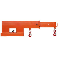 Forklift Jib Boom Crane 5500 lbs Capacity Forklift Mobile Crane Lifting Hoist with 2 Hooks Manual Telescopic 47.2-73.5 in Boom Attachment Towing Handling Equipment