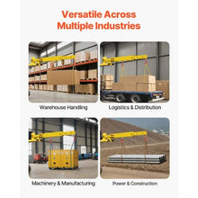 Forklift Jib Boom Crane 6000lbs Capacity Manual Telescoping Boom Extends Up to 56.1 inches Forklift Mobile Crane with 2 Hooks Adjustable Forklift Crane Attachment
