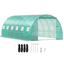 20×10×7' Ft Portable Plant Hot House with Galvanized Steel Hoops Walk-in Tunnel Greenhouse