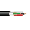 16 AWG 3C STOOW Portable Cord 600V PVC Black Jacket 105°C UL/CSA