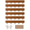 40 x 8 Inch Rust-Resistant Garden Edging Border Steel Landscape Edging J40X8in-6 (Pack of 6)