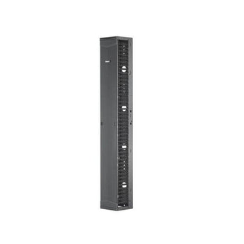 42RU 12 Inch Vertical Single Sided Manager Black PR2VFD1279