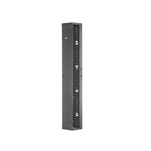 42RU 12 Inch Vertical Single Sided Manager Black PR2VFD1279