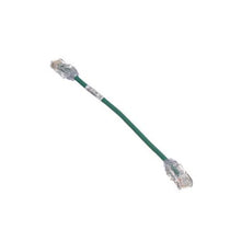 8 Inch 28 AWG UTP Copper Patch Cord Green UTP28SP8INGR