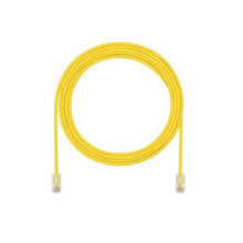 2 FT 28 AWG UTP Copper Patch Cord Yellow UTP28X2YL