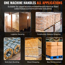 Electric Strapping Machine Portable Electric Banding Tool with Digital Display Battery Powered Automatic Strapping Tool for Packaging Box Pallet