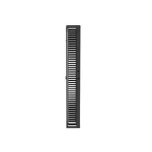 45RU 8 Inch Vertical Single Sided Manager Black PR2VFD08