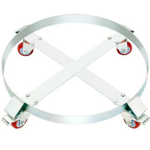 55 Gallon Heavy Duty Drum Dolly 1000lbs Load Capacity Barrel Dolly Cart Drum Caddy Non Tipping Hand Truck Capacity Dollies with Steel Frame 4 Swivel Casters Wheel