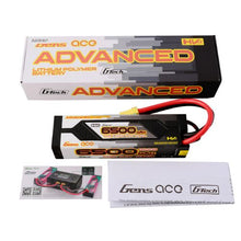 Gens Ace 6500mAh 3S1P 11.4V 100C Advanced HardCase Lipo Battery Pack 60# With EC5 Plug GEA653S10E5GT