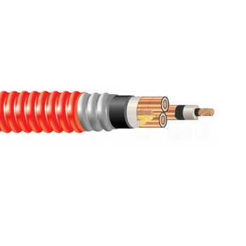 HVTECK Copper 3/C 175 mil NLEPR TS AIA 15kV 100% IL Red PVC Jacket CSA