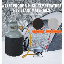 Insulated Band Style Gas Cylinder Warmer Fits 40 lbs Gas Tanks 120W Propane Heater Fixed Internal Thermostat Max Temp 90 ℉ Durable Waterproof Oxford Fabric
