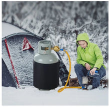 Insulated Band Style Gas Cylinder Warmer Fits 40 lbs Gas Tanks 120W Propane Heater Fixed Internal Thermostat Max Temp 90 ℉ Durable Waterproof Oxford Fabric
