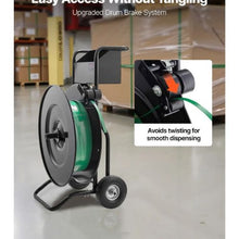 Banding Strapping Car Fit for PET / PP / Steel Strap Coils with 8 or 16 inches Core Size Built-in Spacious Tray for Tools