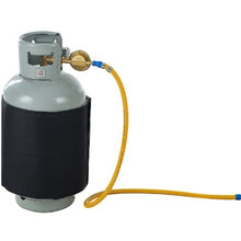 Insulated Band Style Gas Cylinder Warmer Fits 40 lbs Gas Tanks 120W Propane Heater Fixed Internal Thermostat Max Temp 90 ℉ Durable Waterproof Oxford Fabric