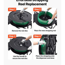 Banding Strapping Car Fit for PET / PP / Steel Strap Coils with 8 or 16 inches Core Size Built-in Spacious Tray for Tools