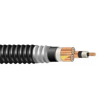 2/0 AWG 3C HVTECK Copper 220 mil NLEPR TS AIA 15kV 133% IL Black PVC Jacket CSA