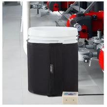 Metal Drum Heater 250 Watt Pail Heating Band for 5 Gallon Barrel 0-145℉ Adjustable with Independent Thermostat Waterproof Oxford Fabric High Efficiency Grease Keg Heater