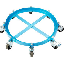 55 Gallon Heavy Duty Drum Dolly 2000lbs Load Capacity Barrel Dolly Cart Drum Caddy Non Tipping Hand Truck Capacity Dollies with Steel Frame 8 Swivel Casters Wheel