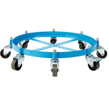 55 Gallon Heavy Duty Drum Dolly 2000lbs Load Capacity Barrel Dolly Cart Drum Caddy Non Tipping Hand Truck Capacity Dollies with Steel Frame 8 Swivel Casters Wheel