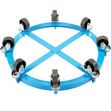 55 Gallon Heavy Duty Drum Dolly 2000lbs Load Capacity Barrel Dolly Cart Drum Caddy Non Tipping Hand Truck Capacity Dollies with Steel Frame 8 Swivel Casters Wheel