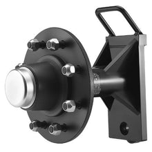 Shipping Container Wheels 8-Lug Wheels Kit Heavy Duty Shipping Container Axle with Ratchet Tie Down-Moves 20 ft - 40 ft,Secure Transport for Dock