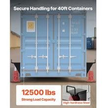Shipping Container Jack Lug with U-Shaped Handle 2-Pack Storage Leveler Booster Withstands Sun & Rain Heavy Duty Container Jack Lug for Shipping Industry
