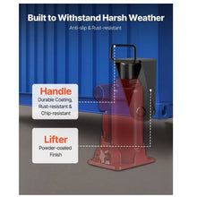 Shipping Container Jack Lug with U-Shaped Handle 2-Pack Storage Leveler Booster Withstands Sun & Rain Heavy Duty Container Jack Lug for Shipping Industry
