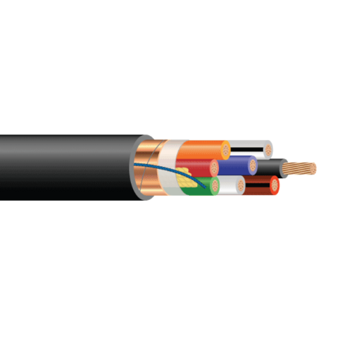 14 AWG 10C Shielded Copper PE/PVC Insulation PVC Jacket Control Cable 600V