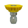 3.0 Yellow Tip 15-Degree Quick Disconnect Spray Nozzle DX251530