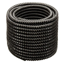 1" Flexible Corrugated PVC Non Split Tubing & Convoluted Wire Loom Black 100FT