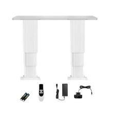 Electric Lifting Column System  260 lbs Lift Table Three-stage Adjustable Desk Column Telescopic Table Leg Comes with Power-Supply Option to Control up/Down Motion