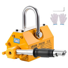 Permanent Magnetic Lifter 880 lbs Pulling Capacity Heavy Duty N42 Neodymium Lifting Magnet with Release Handle and Steel Hook