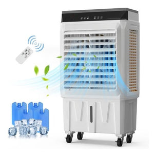 35° Oscillating Swamp Cooler 7 Gal Portable Air Cooler for 750 Sq.ft Indoor & Outdoor